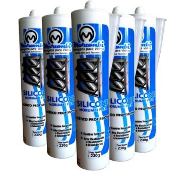 Imagem de Silicone Acetico 230g Incolor 24un - Morumbi Ferragens