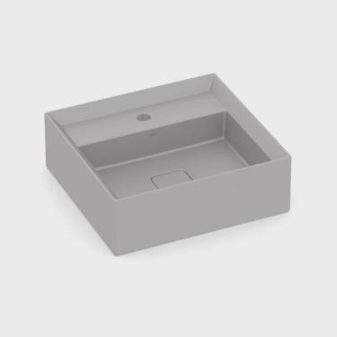 Imagem de Kit 3 Cubas de Apoio Retangular com Mesa 450x420 Platinum P6 Incepa Stone