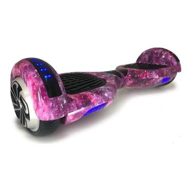 Imagem de Hoverboard Skate Elétrico Roxo Galáxia Original 6.5 Led Bluetooth Brinovar