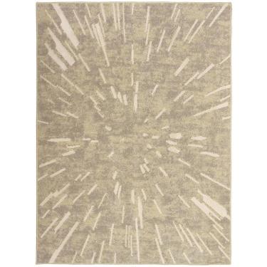 Imagem de Tapete Perfeita Big Bag Retangular Veludo (150x200) Bege