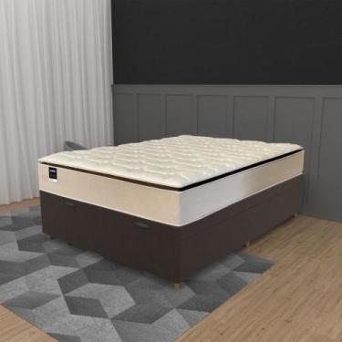 Imagem de Cama Box Baú Casal 138cm Molas Ensacadas JSW Love Story HF25 Gazin, Be