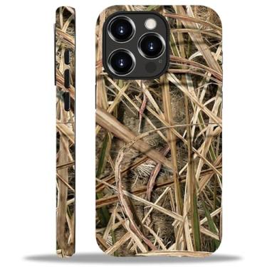 Imagem de YiXinBB Capa para iPhone 15 Pro Max à prova de choque mulheres homens capa protetora híbrida de silicone, M02 caça de aves aquáticas camuflagem G5