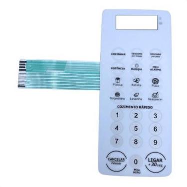 Imagem de Membrana Teclado Do Microondas Midea Mm20 Mm20m01vw Mm20el1w - Compatí