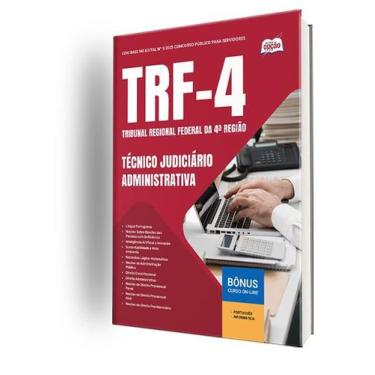 Imagem de Apostila TRF-4  - Técnico Judiciário - Administrativa - Apostilas Opçã