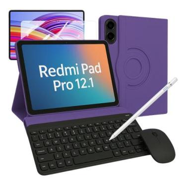 Imagem de Capa Teclado Para Tablet Xiaomi Redmi Pad Pro 12.1 Completo - NoBrand,