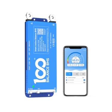 Imagem de DALY BMS 100A 8S - 24S integrado Bluetooth 1A Active Cell Balanceamento RS485 CAN para 24V - 72V LiFePO4/Li - ion/LTO baterias perfeitas para carrinho de golfe, sistema de energia doméstica, E