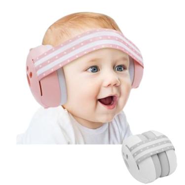 Imagem de Abafador de Ruídos Infantil para Bebês e Crianças Autismo - Proteção Auditiva para Shows, Aviões e Eventos Barulhentos - Confortável e Ajustável (Branco)