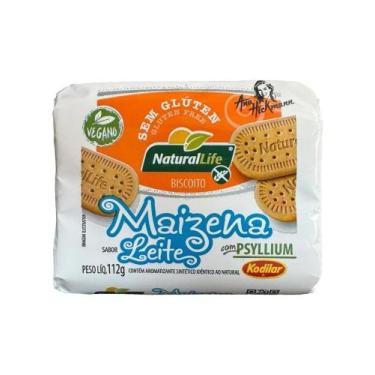 Imagem de BISCOITO DE MAIZENA LEITE VEGANO SEM GLUTEN KODILAR 112g - Natural Lif