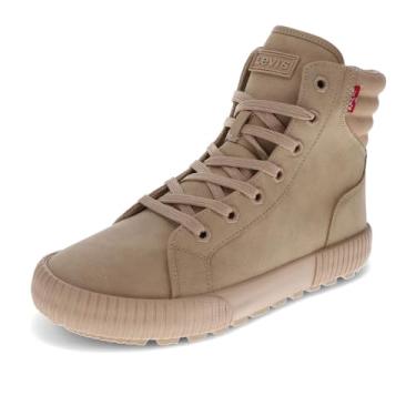 Imagem de Levi's Tênis feminino Olivia Trek 2 Hightop Platform, Bronzeado, 41