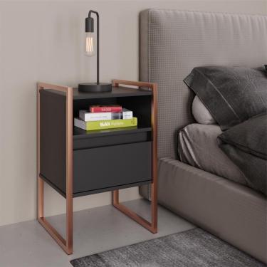 Imagem de Gaveteiro Industrial 1 Gaveta Pen Preto Cobre