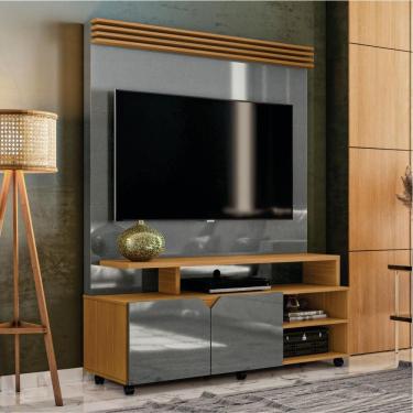 Imagem de Home Para Tv Balneário Cinza Perolizado Tauari