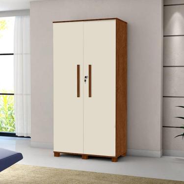 Imagem de Multiuso 02 Portas Dacar Off White E Naturalle Carmolar