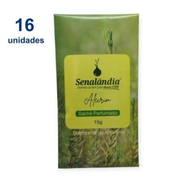 Imagem de Kit 16 Sachê Perfume Roupa Novos Aromas Senalândia Odorizador Gaveta G