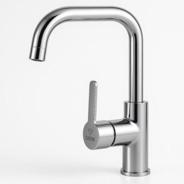 Imagem de TORNEIRA GOURMTE MONOCROMADA BANCADA QUENTE/FRIA 360º METAL - DOW