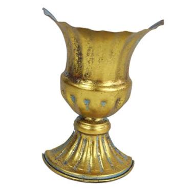 Imagem de IEUDNS Vaso de parede artístico com pintura a óleo, decoração de pintura a óleo exclusiva e fácil de instalar, meio vaso decorativo, Style D