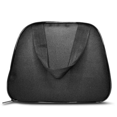Imagem de Bolsa de Mão Média Handbag Estilo Lancheira Preta Portátil Porta Objet
