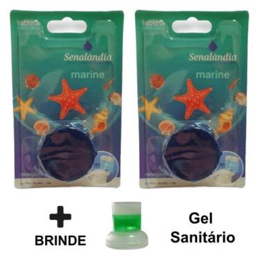 Imagem de 2 Tablete Caixa Acoplada Lavanda Marine Cítrico Detergente Vaso Sanitá