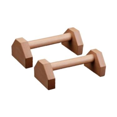 Imagem de simhoa 2 peças de barra de flexão para exercícios em casa, exercícios antiderrapantes, paralelas, alças de flexão para aeróbica e ginástica, 40cm