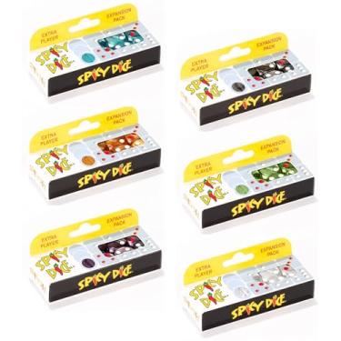 Imagem de Spicy Dice Collector Pack – Elevate Your Game Nights with 6 Dice and 3 Markers in All 6 Stunning Colors for Faster and More Exciting Family Games, Tabletop Games, Dice Games, and Board Games!