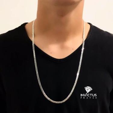 Imagem de Corrente grumet 4mm - 70cm - Prata 925