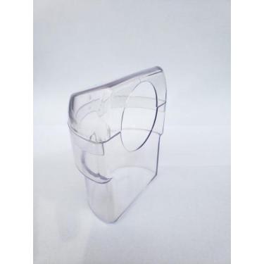 Imagem de Comedouro Meia Lua tipo Italiano Cristal - Animalplast - 60ml