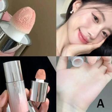 Imagem de Blush Líquido Matte Coreano Natural De Baixa Saturação Multiuso Para T