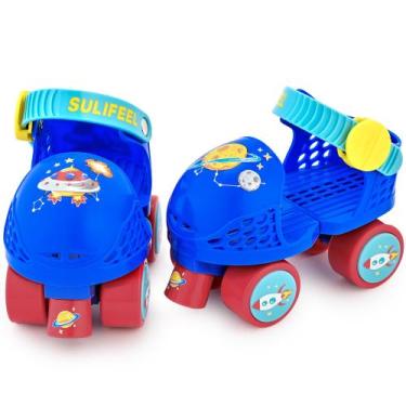 Imagem de Patins SULIFEEL Kids Quad ajustáveis para 2 a 5 anos