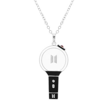 Imagem de YANENG Pingente inspirado em colar de luz do exército banhado a ouro 18 K para presentes de fãs do exército