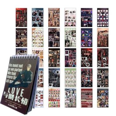Imagem de 30 Páginas Love and Deepspace QinChe Sylus Adesivos Total de 300 Desenhos, Adequado para Computador, Notebook, Jogo de Ledger, Diário Scrapbook Decorativo, Decalques Impermeáveis