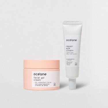 Imagem de Kit Creme para Área Dos Olhos com Niacinamida + Gel Hidratante Facial 