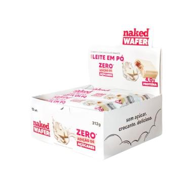 Imagem de Naked Nuts Naked Wafer - Leite Em Pó Com Chocolate Branco (Display 12 Unid) -