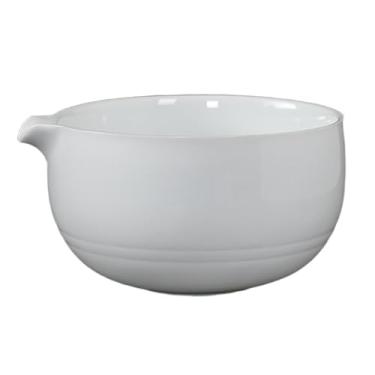 Imagem de DimyFew Tigela de cerâmica Matcha Chawan, lembrancinhas para festa, elegante ferramenta portátil para fazer chá, xícara de chá tradicional para preparação de, Branco