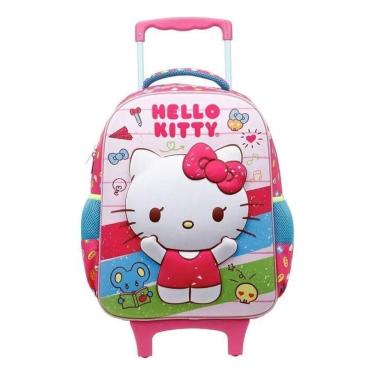 Imagem de Mochila De Rodinha Mala C/Rodas Hello Kitty Se Rosa - Xeryus
