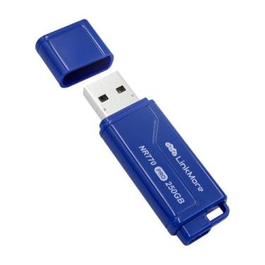 Imagem de LinkMore Flash Drive NR770 250GB USB 3.2 Gen2x1, velocidade de leitura de até 1000 MB/s, velocidade de gravação de até 800 MB/s, pen drive