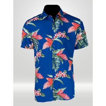 Imagem de CAMISA MANGA CURTA MASCULINA VICTOR VARRENS 100% VISCOSE ESTAMPADA-Masculino
