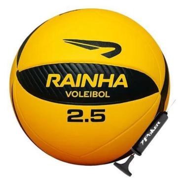 Imagem de Bola de Vôlei de Quadra Rainha VL 2.5 e Bomba de Ar-Unissex