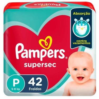 Imagem de Fralda Pampers Supersec P com 42 Unidades