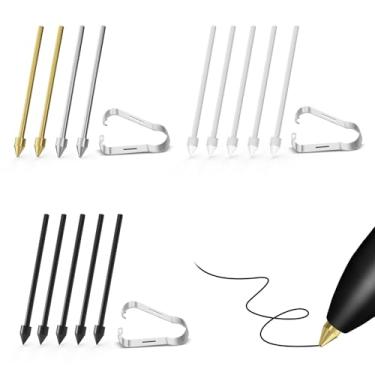 Imagem de 14 peças de substituição de pontas/pontas de metal para Samsung Galaxy S10/S9/S8/S7/S6, Note20/S21/S22/S23/S24/S25 Ultra S Pen(2 de cobre + 2 Titânio + 10 Plástico)