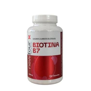 Imagem de Biotina b7 500mg 60 caps new four