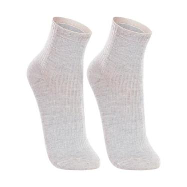 Imagem de Kit/2 Meia Cano Médio Lupo 04571-088 Feminina Basic Algodão T. 34/39, 