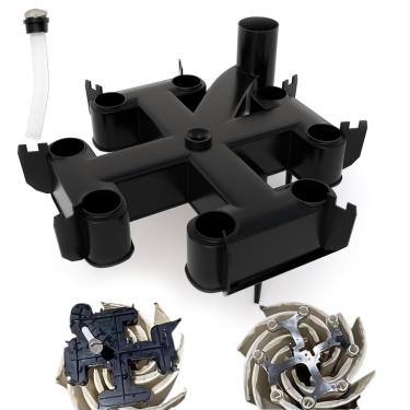 Imagem de VODCACA Coletor superior com substituição de conjunto de sangramento de ar para Pentair FNS Plus 24, 36, 48, 60 filtro de piscina e spa, substitui #59023700