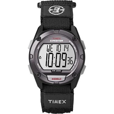Imagem de Timex Relógio masculino T49949 Expedition Digital Cat Preto Fast Wrap, preto/cinza digital/preto, NO SIZE, Expedition Digital CAT5 41 mm