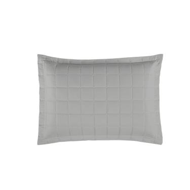 Imagem de Porta Travesseiro Matelado Soft 1 Peça 70cm x 50cm 100% Poliéster - Cinza
