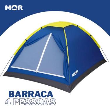 Imagem de Barraca de Camping Iglu para 4 Pessoas MOR Impermeavél Resistente Tama