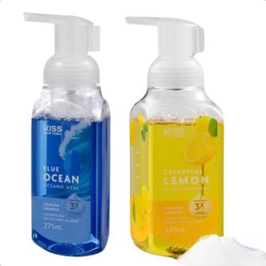 Imagem de Kit 2 Sabonete Espuma Para Mãos Sinergia Kiss New York 275ml, Ocean / 