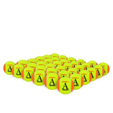 Imagem de Bola De Beach Tennis Tretorn Academy Stage 2 - Saco Com 36 Bolas Laranja