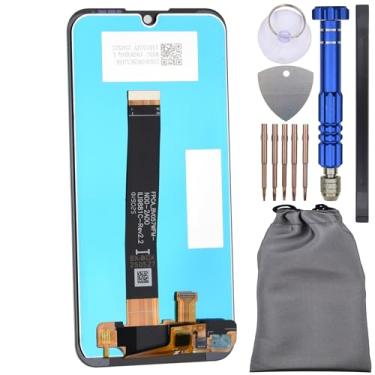 Imagem de Tela digitalizadora sensível ao toque IPS LCD para Huawei Y5 (2019) preta