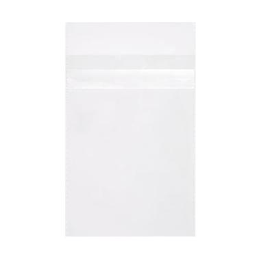 Imagem de Quotidian Sacos plásticos transparentes autovedantes 2 mm 4,75" x 15,2 cm (12,1 x 15,2 cm) Pacote de 100 - Envelopes A2 Fotos Fotos Cartões Impressões Biscoito