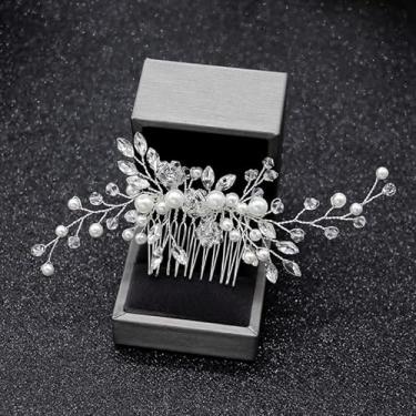 Imagem de Tiara Arranjo Acessório Grinalda Enfeite Casamento Cabelo Festa Formatura Noiva Debutante