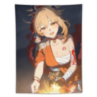 Imagem de LIEGBMEU Sexy Bikini Hot Anime Girl Tapeçaria 152.4 cm x 203.2 cm Interior Exterior Wall Quilt Art Decoração de Tapeçaria Caprichosa, AF297